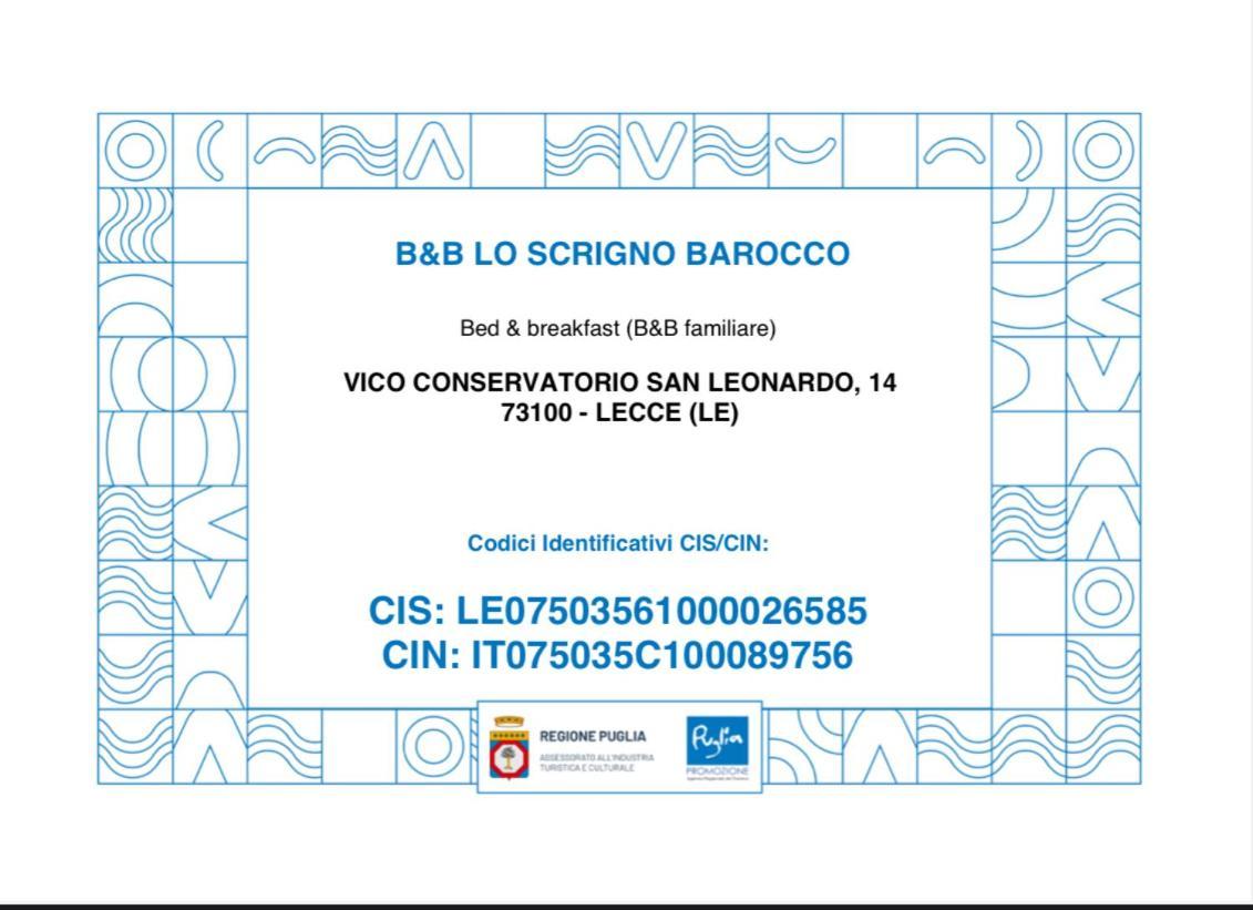 Lo Scrigno Barocco Panzió Lecce Kültér fotó